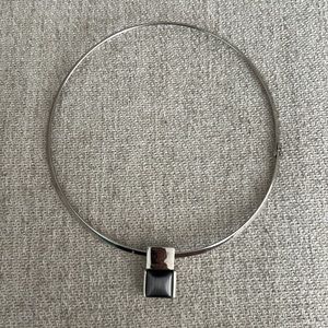 Vintage minimalist geometric choker necklace